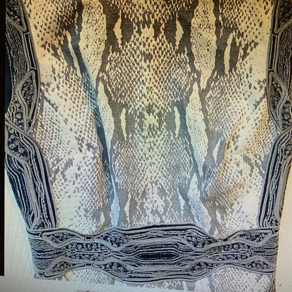 Dian Von Furstenberg Python Snake Print Dress - Picture 4 of 5